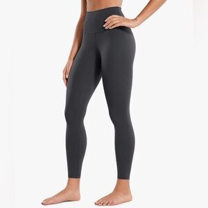 High-Rise Performance Leggings in Charcoal